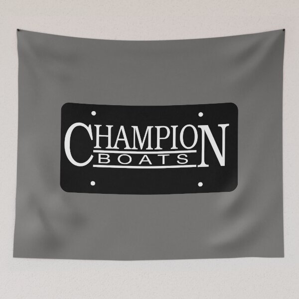 Item preview, Champion Boats Black White designed and sold by ChristinasMess.