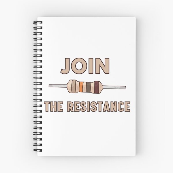 Item preview, Join the resistance - electric current science pun Funny Physics designed and sold by HumansStuck12.