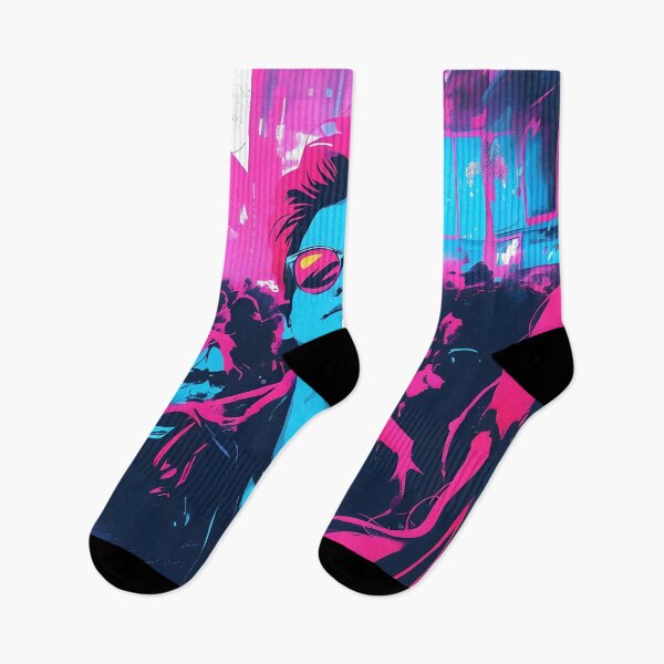 Item preview, Neon Vibes – Retro Futuristic Street Style designed and sold by Lureon.