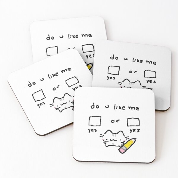 Item preview, Do You Like Me? Yes or Yes Cat – Cute Affirmation Cat Design designed and sold by Ruchixa.