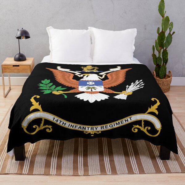 Item preview, Army - Regimental Colors - 14th Infantry Regiment - Right of the Line X 300 designed and sold by Military Insignia Products.