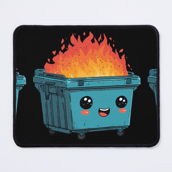 Item preview, Dumpster on fire designed and sold by MendaciousMina.