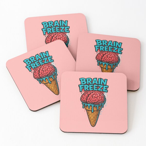 Item preview, Brain Freeze Ice Cream Cone - Graffiti Style Streetwear Design designed and sold by InkTheFox.
