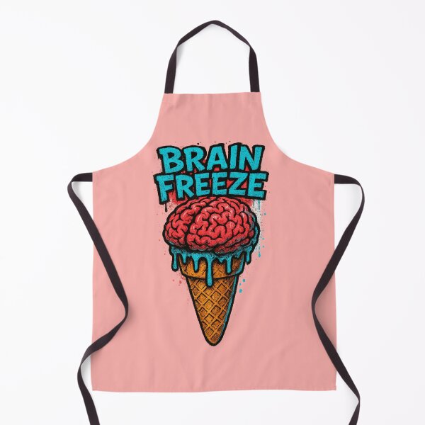 Item preview, Brain Freeze Ice Cream Cone - Graffiti Style Streetwear Design designed and sold by InkTheFox.