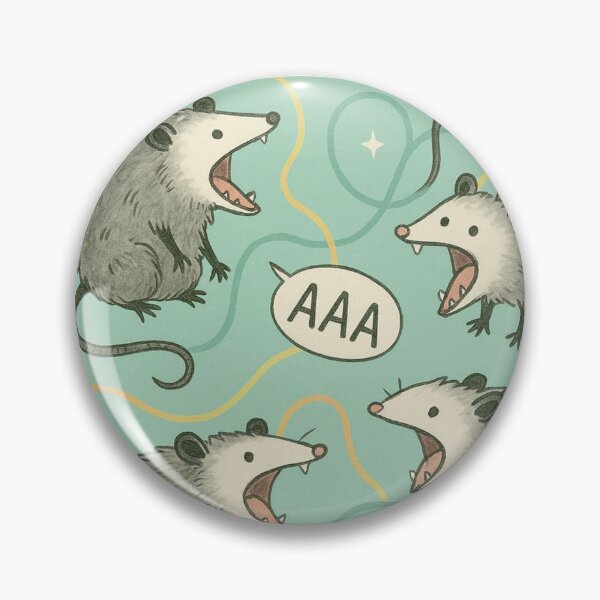 Item preview, Opossum Pattern! Existence is pain! designed and sold by BadaBingBear.