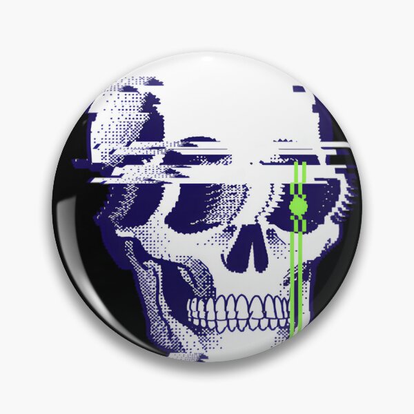 Item preview, Videogame Glitch Party 8 Bits Skeleton Essential 		 designed and sold by nwjmdrnnir64.