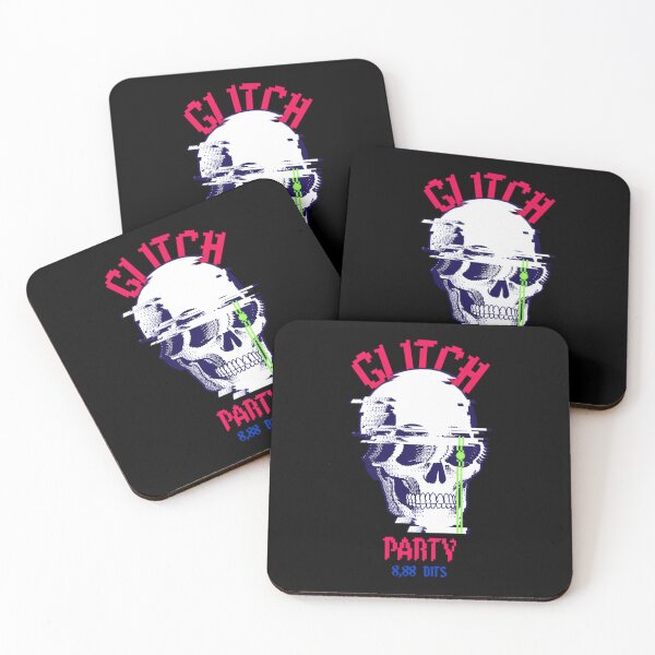 Item preview, Videogame Glitch Party 8 Bits Skeleton Essential 		 designed and sold by nwjmdrnnir64.