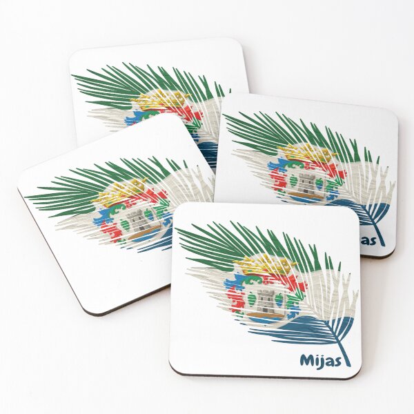 Item preview, Abstract Flag of Mijas – Feather Shape Design designed and sold by ArteJorge48.