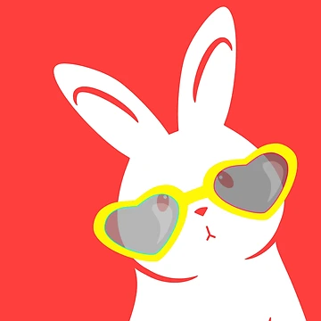 Artwork thumbnail, Curious Rabbit by urrin DESIGN