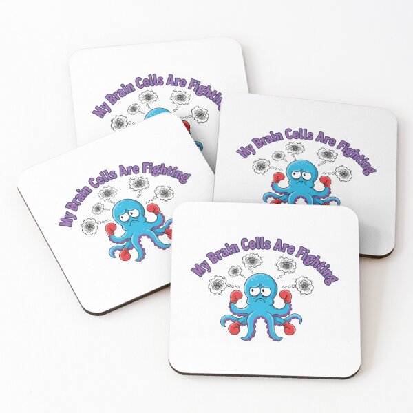 Item preview, Sarcastic Octopus: My Brain Cells Are Fighting designed and sold by LaElee.