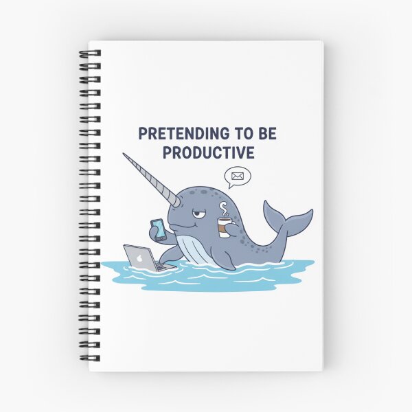 Item preview, Productive Narwhal: Pretending To Be Productive designed and sold by LaElee.