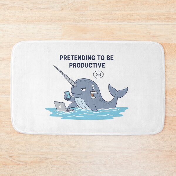 Item preview, Productive Narwhal: Pretending To Be Productive designed and sold by LaElee.