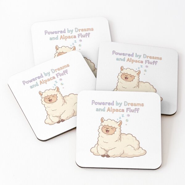 Item preview, Sleepy Alpaca: Powered By Dreams And Alpaca Fluff designed and sold by LaElee.