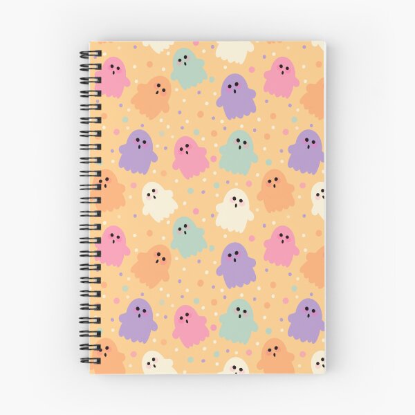 Item preview, Halloween Pastel Kawaii Ghosts Pattern designed and sold by emmacrayon.