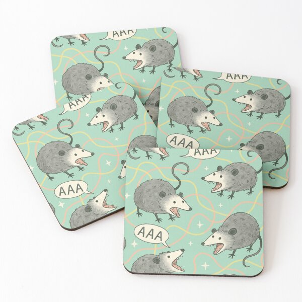 Item preview, Cute Possums Party AAA! designed and sold by BadaBingBear.