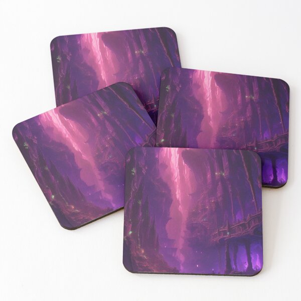Item preview, Purple Caverns - Dark Fantasy Art concept designed and sold by Delerat7.