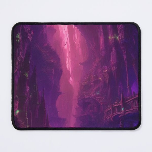Item preview, Purple Caverns - Dark Fantasy Art concept designed and sold by Delerat7.