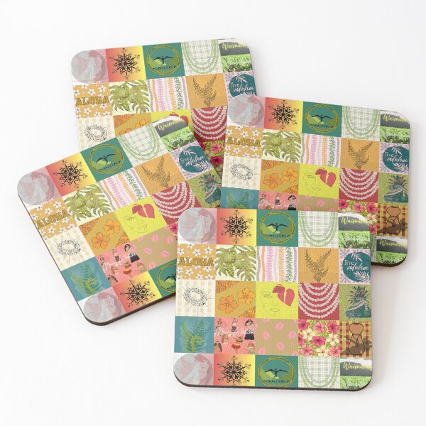 Item preview, Hawaiian Patchwork Quilt - Mo'olelo Hulu Kupuna I Seamless Design designed and sold by Hānau Hou.