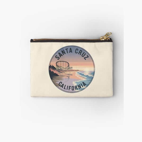 Item preview, Santa Cruz California Retro Circle Sticker designed and sold by Horizon Tales.