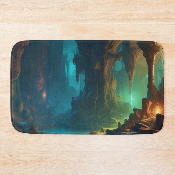 Item preview, Exploring the Caverns - Dark Fantasy Art concept designed and sold by Delerat7.