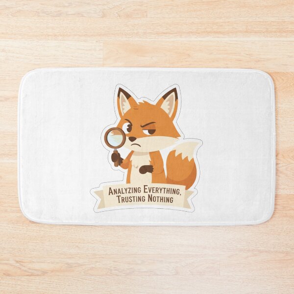 Item preview, Overthinking Fox: Analyzing Everything Trusting Nothing designed and sold by LaElee.