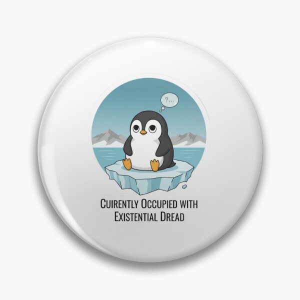 Item preview, Busy Penguin: Currently Occupied With Existential Dread designed and sold by LaElee.
