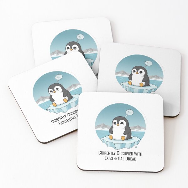 Item preview, Busy Penguin: Currently Occupied With Existential Dread designed and sold by LaElee.
