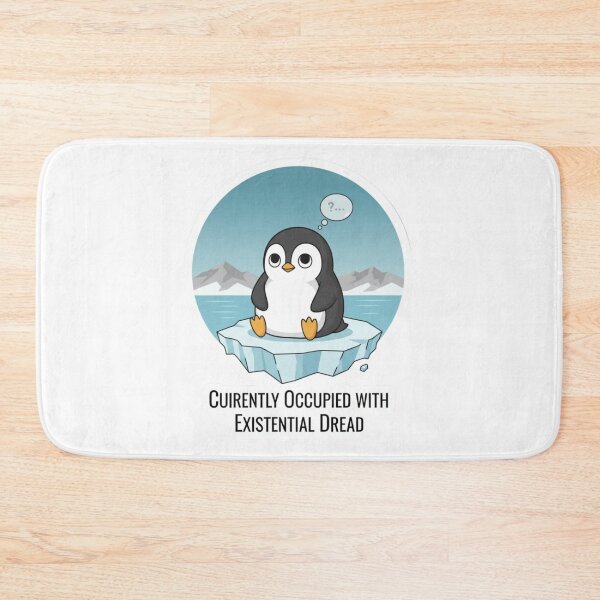 Item preview, Busy Penguin: Currently Occupied With Existential Dread designed and sold by LaElee.