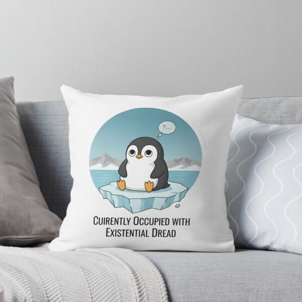 Item preview, Busy Penguin: Currently Occupied With Existential Dread designed and sold by LaElee.