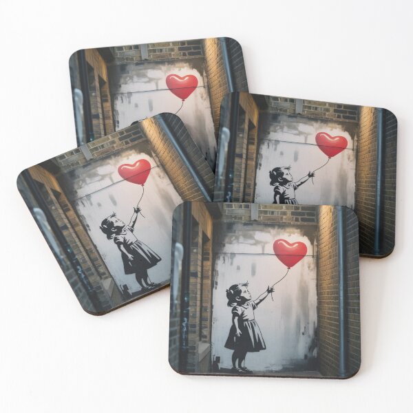 Item preview, Banksy girl ballon vintage designed and sold by martin max.