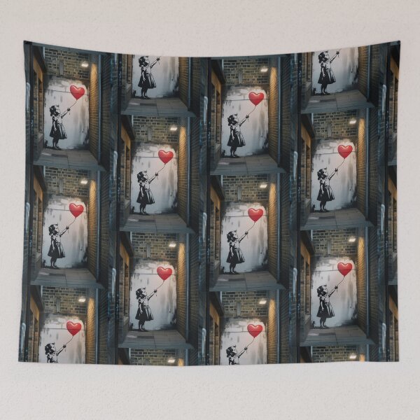 Item preview, Banksy girl ballon vintage designed and sold by martin max.