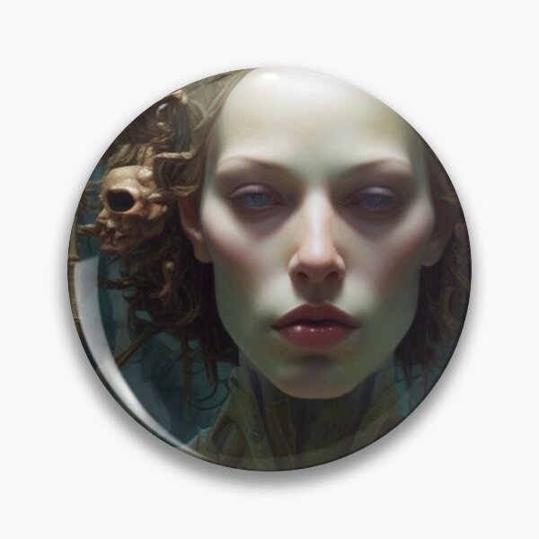 Item preview, Bio Punk Dark Oracle - Dark Fantasy Horror Art concept designed and sold by Delerat7.