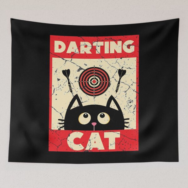 Item preview, Dart Player Cat  	 designed and sold by gvlftqees68.