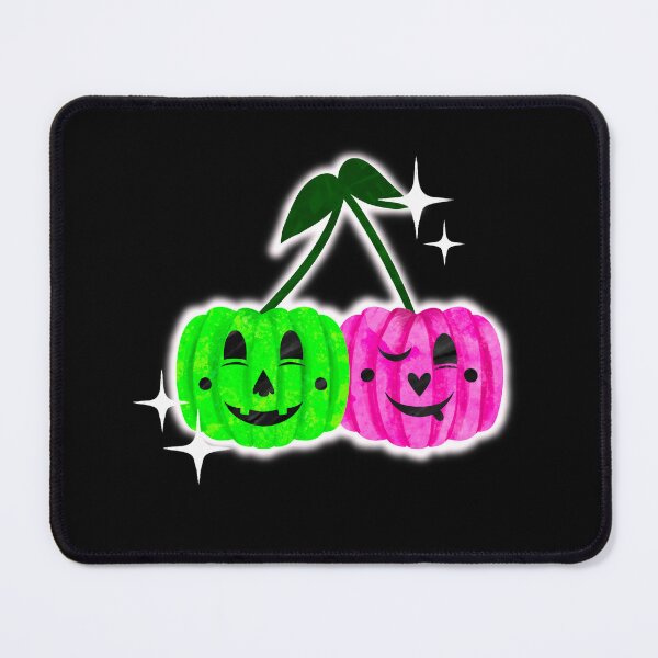 Item preview, Neon pumpkin cherries designed and sold by MarzipanMama.