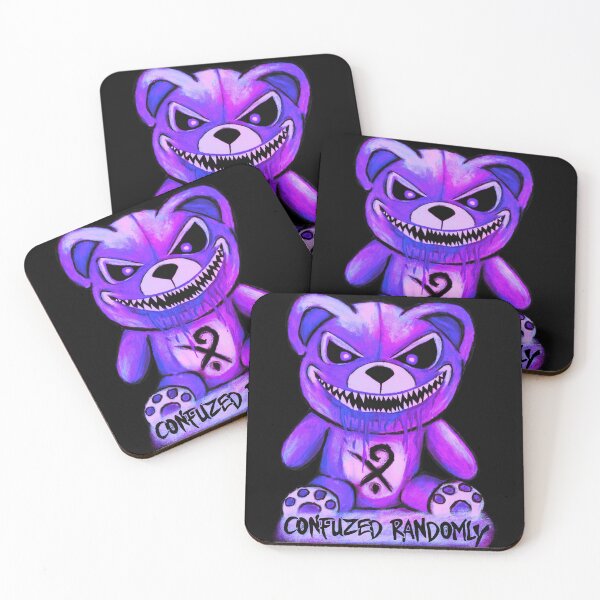 Item preview, Purple teddy bear designed and sold by ConfuzRandomly.