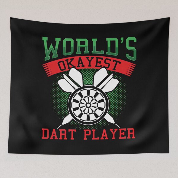 Item preview, Darts Sports Worldx27;S Okayest Player Bullseye 	 Classic 		 designed and sold by cqgfuwmgcy84.
