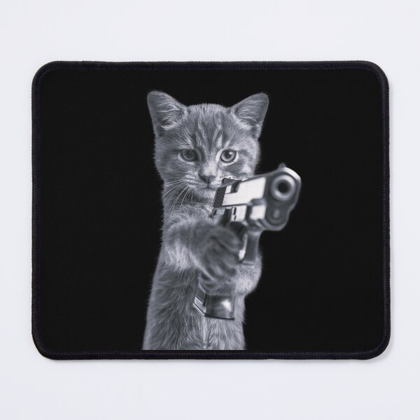 Item preview, Gangster Cat – Funny Meme Cartoon Motif designed and sold by Meiersbeste.