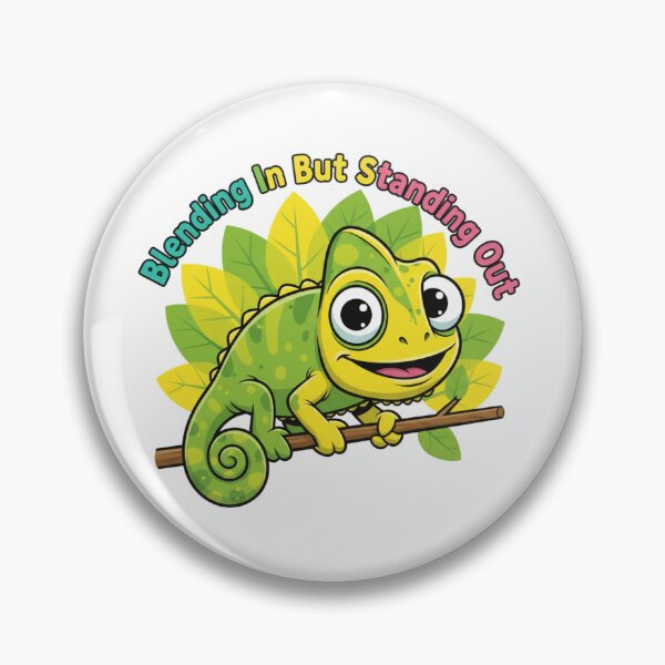 Item preview, Optimistic Chameleon: Blending In But Standing Out designed and sold by LaElee.