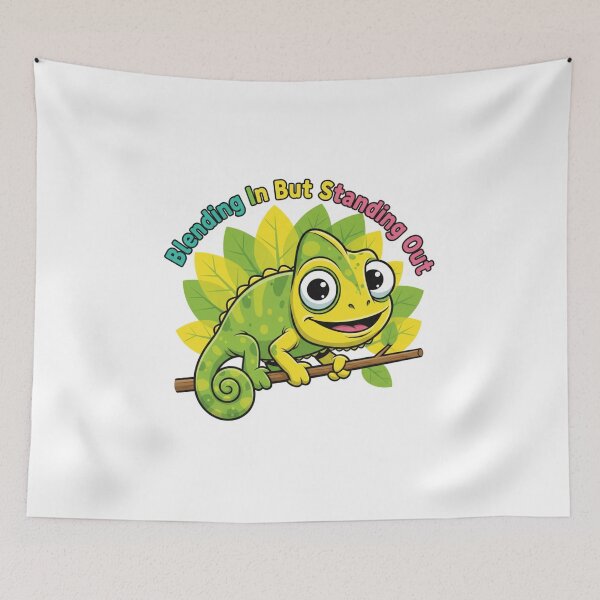 Item preview, Optimistic Chameleon: Blending In But Standing Out designed and sold by LaElee.