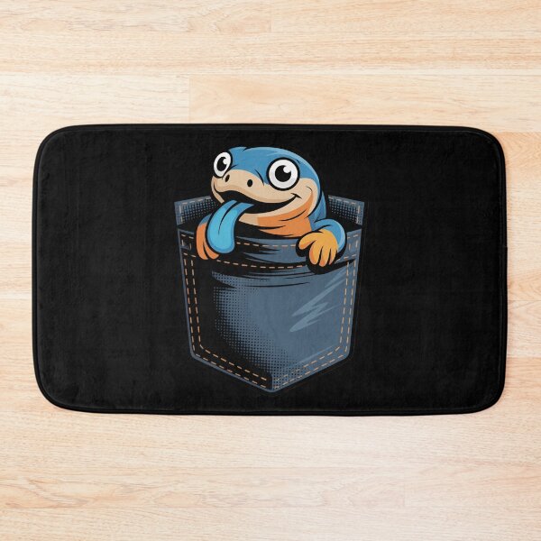 Item preview, Pocket Blue Tongue Skink Cute Cartoon Lizard designed and sold by Blok45.