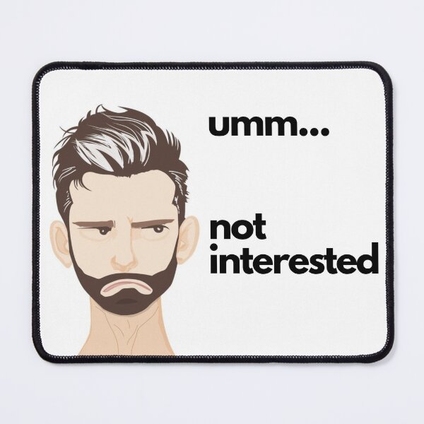Item preview, Boring Man designed and sold by Moonveilcreator.