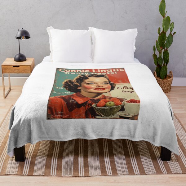 Item preview, Connie Lingus Tasty Treats Vintage Spoof Advertisement designed and sold by IanBakerToons.
