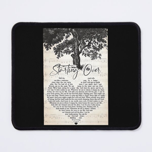 Item preview, Chris Stapleton – Starting Over Lyrics 	 designed and sold by acqxdmfvw77.