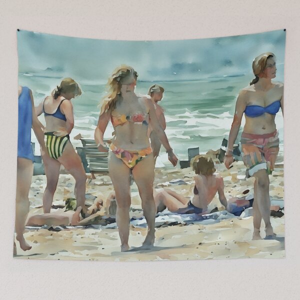 Item preview, Bikini Bottom designed and sold by RCWatercolours.