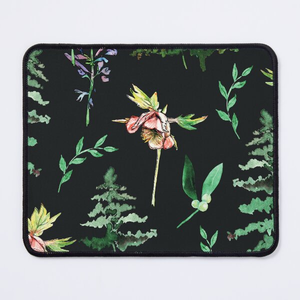 Item preview, The coolness of the forest with its ferns, leaves, and wildflowers inspired this pattern. It's the best place to be. designed and sold by Ute-Schweizer.