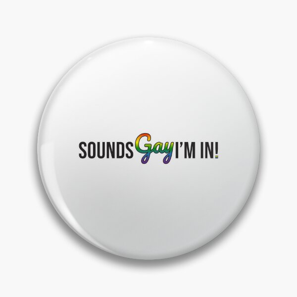 Item preview, Sounds Gay I'm In Funny Rainbow Pride Quote Landscape designed and sold by RyanGDesign.