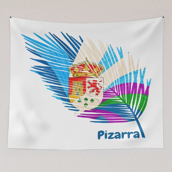 Item preview, Abstract Flag of Pizarra – Feather Shape Design designed and sold by ArteJorge48.