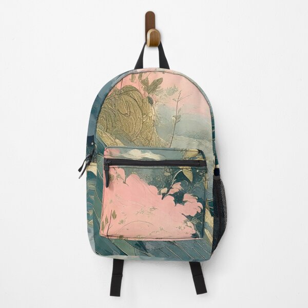Item preview, Gold Leaf Abstract with Pink, Grey, and Dark Tones designed and sold by LanaGustavsson.