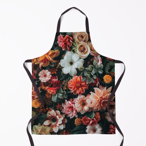 Item preview,  Black colorful floral pattern - cottagecore forestcore  designed and sold by cocomelon168.