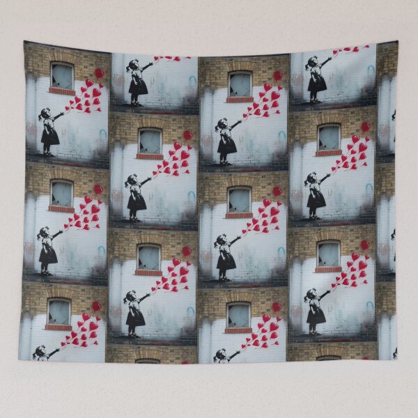 Item preview, Banksy girl ballon vintage designed and sold by martin max.